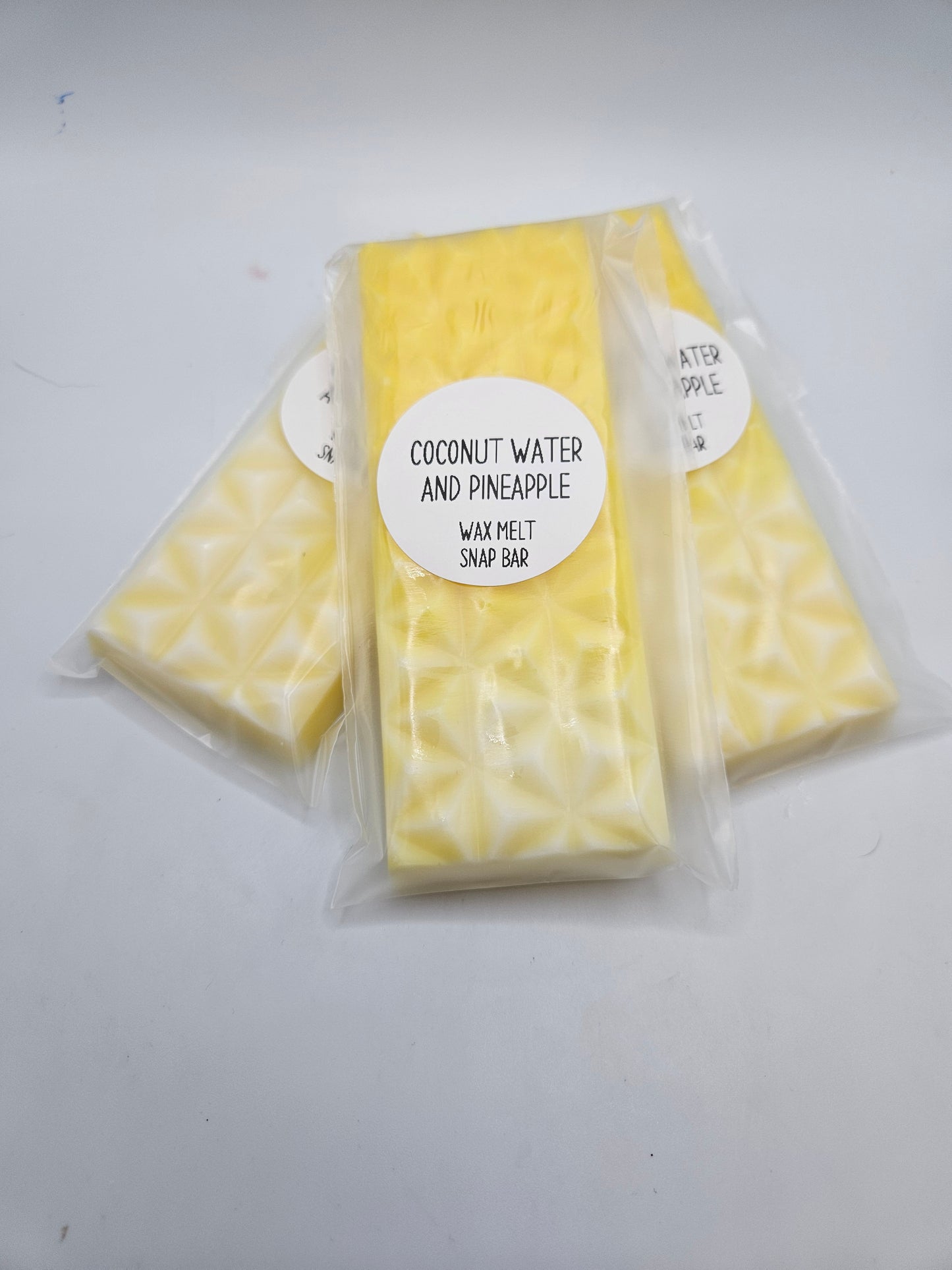 Coconut water and pineapple wax melt bar