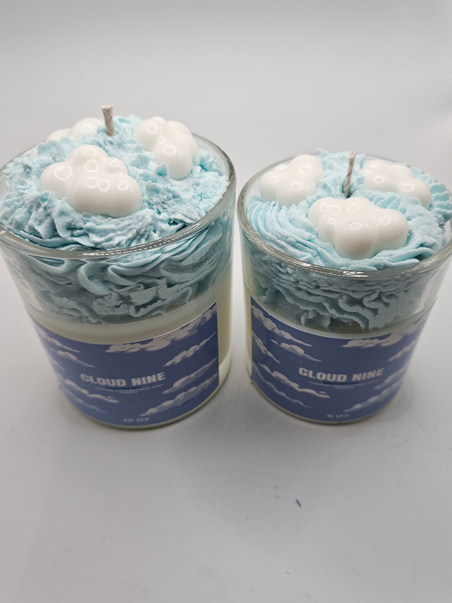 Cloud Nine scented coconut soy wax candle