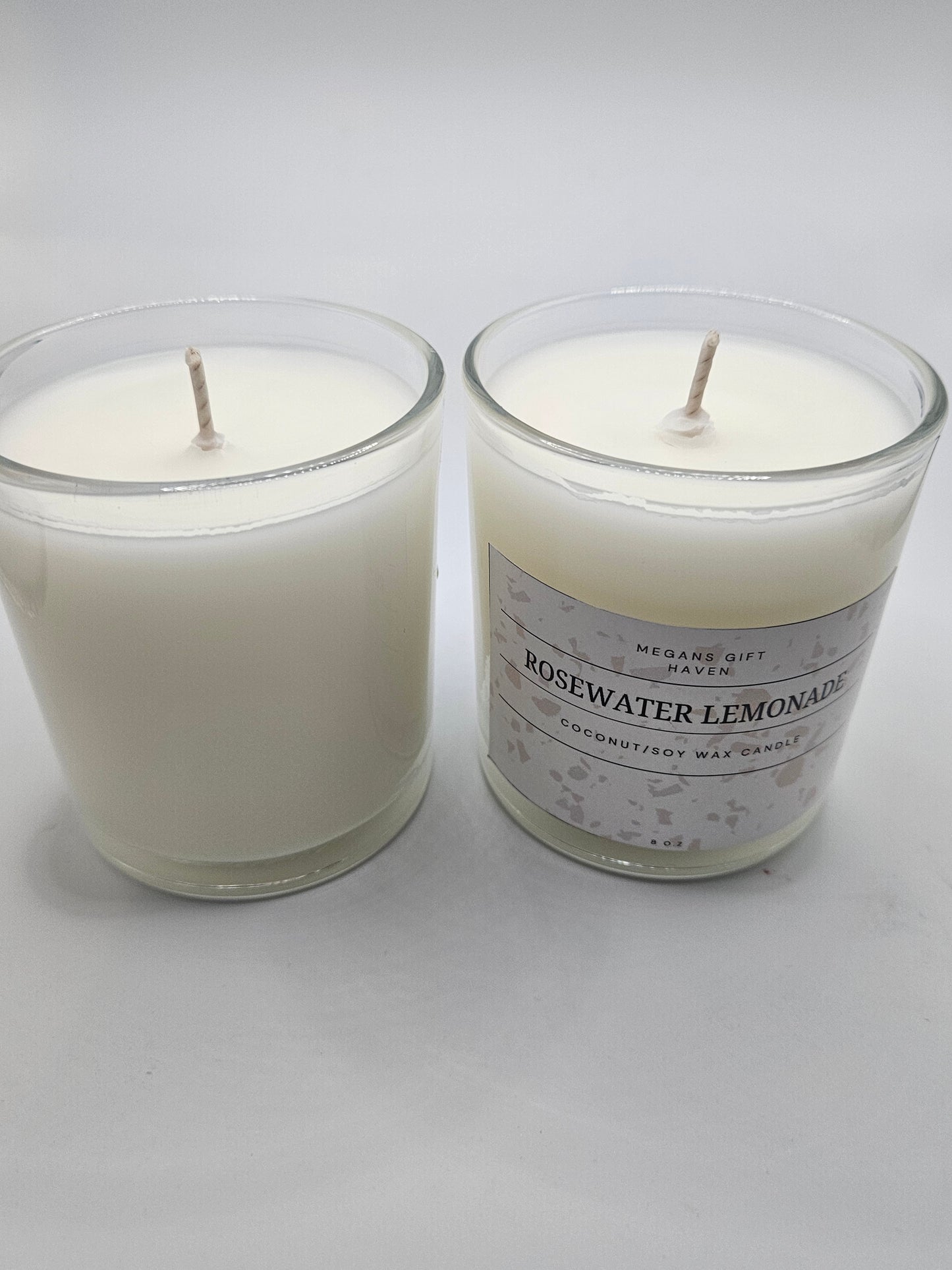 Rosewater lemonade scented candle
