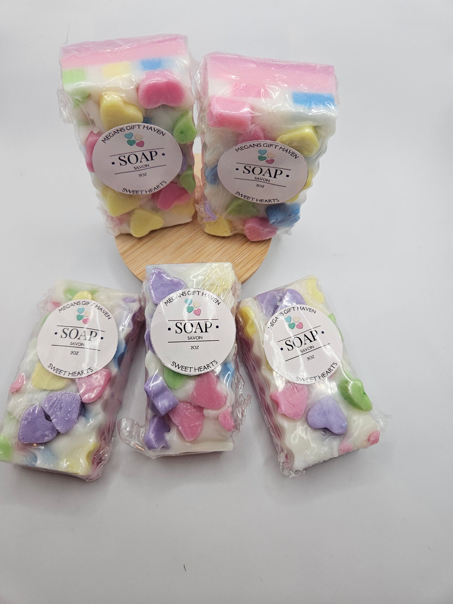 Sweet hearts goat milk soap