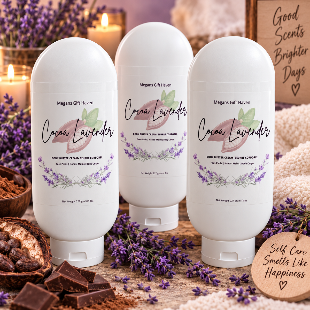 Cocoa Lavender body butter cream