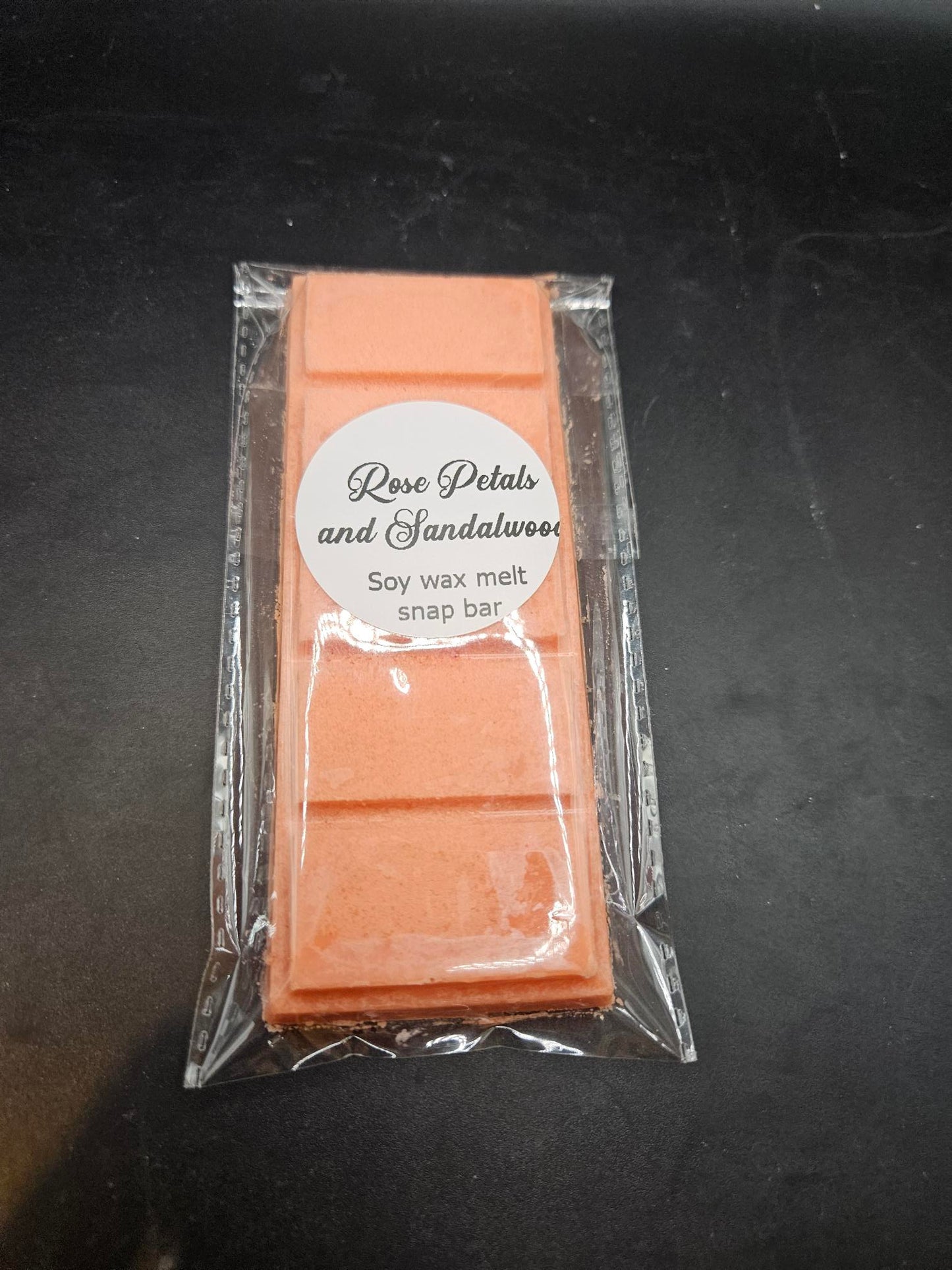 Rose Petal And Sandalwood Soy wax snap bar