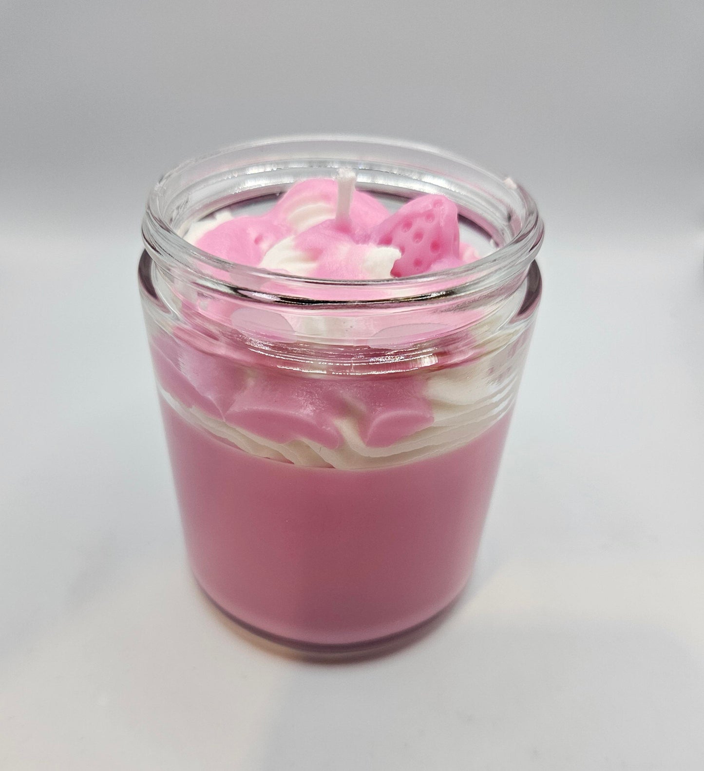 Strawberry Milkshake Scented 8oz Soy Wax Candle