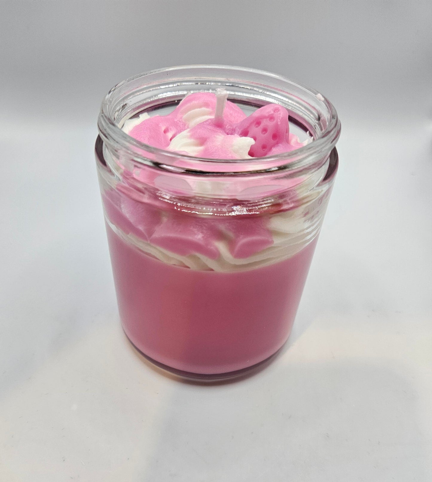 Strawberry Milkshake Scented 8oz Soy Wax Candle