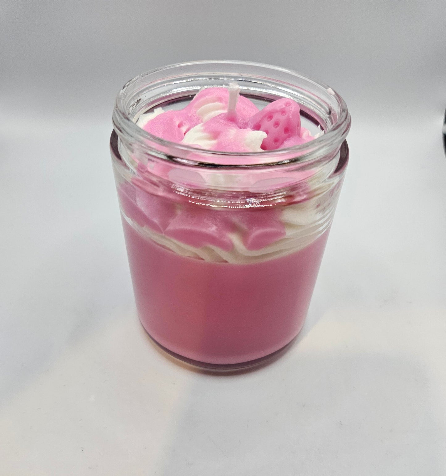 Strawberry Milkshake Scented 8oz Soy Wax Candle