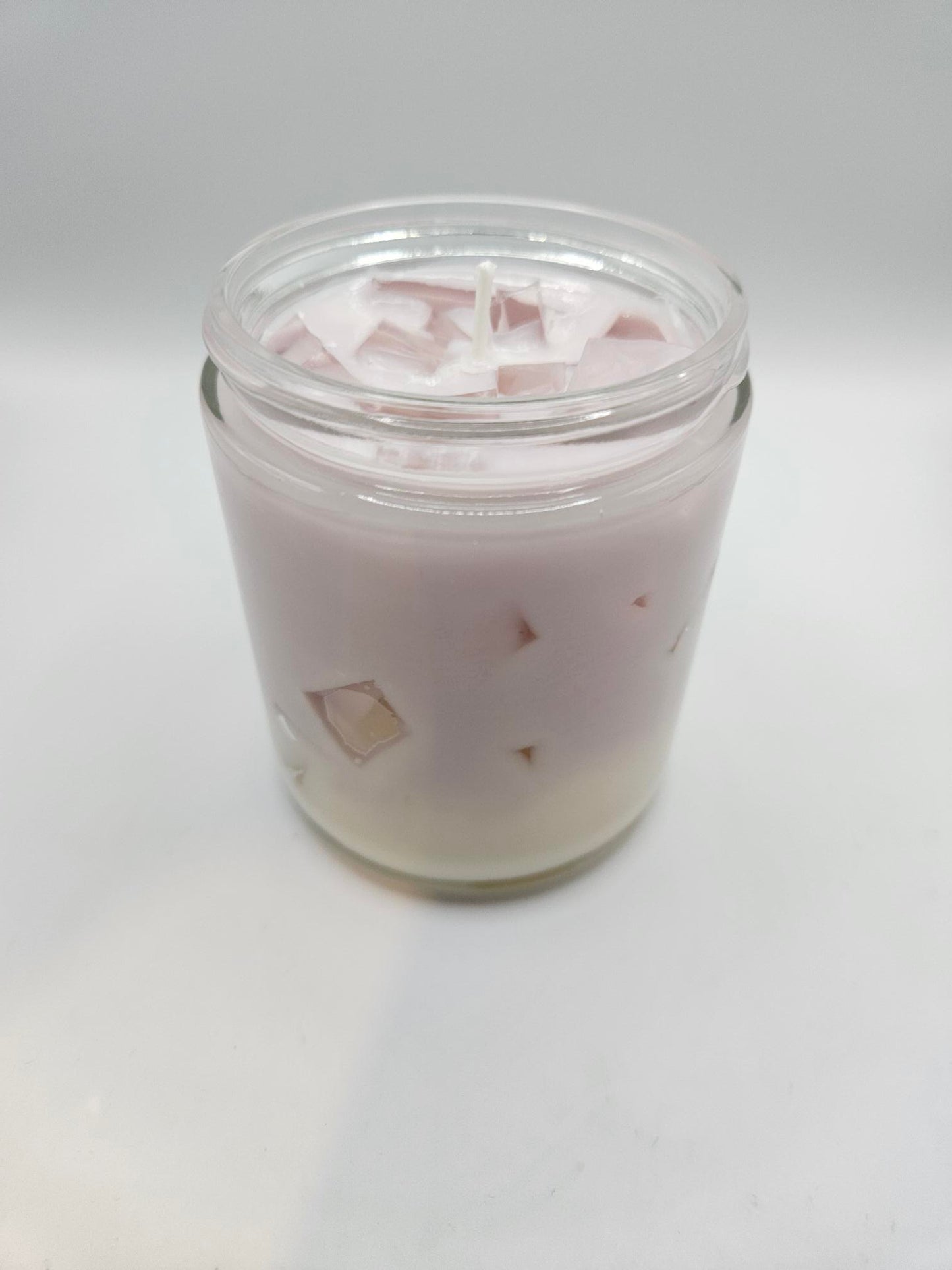 Lavendar Vanilla Iced Latte 8oz Soy Wax Candle