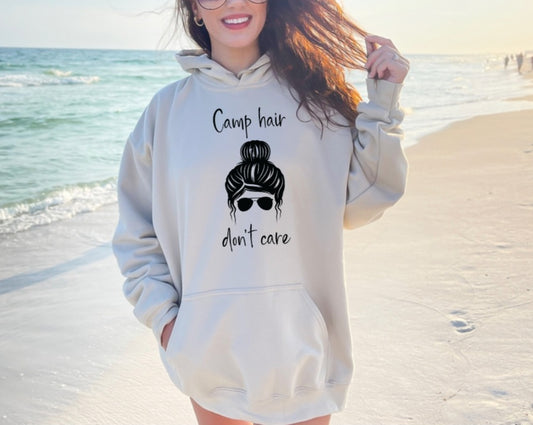 Camp Hair Don't Care Hoodie