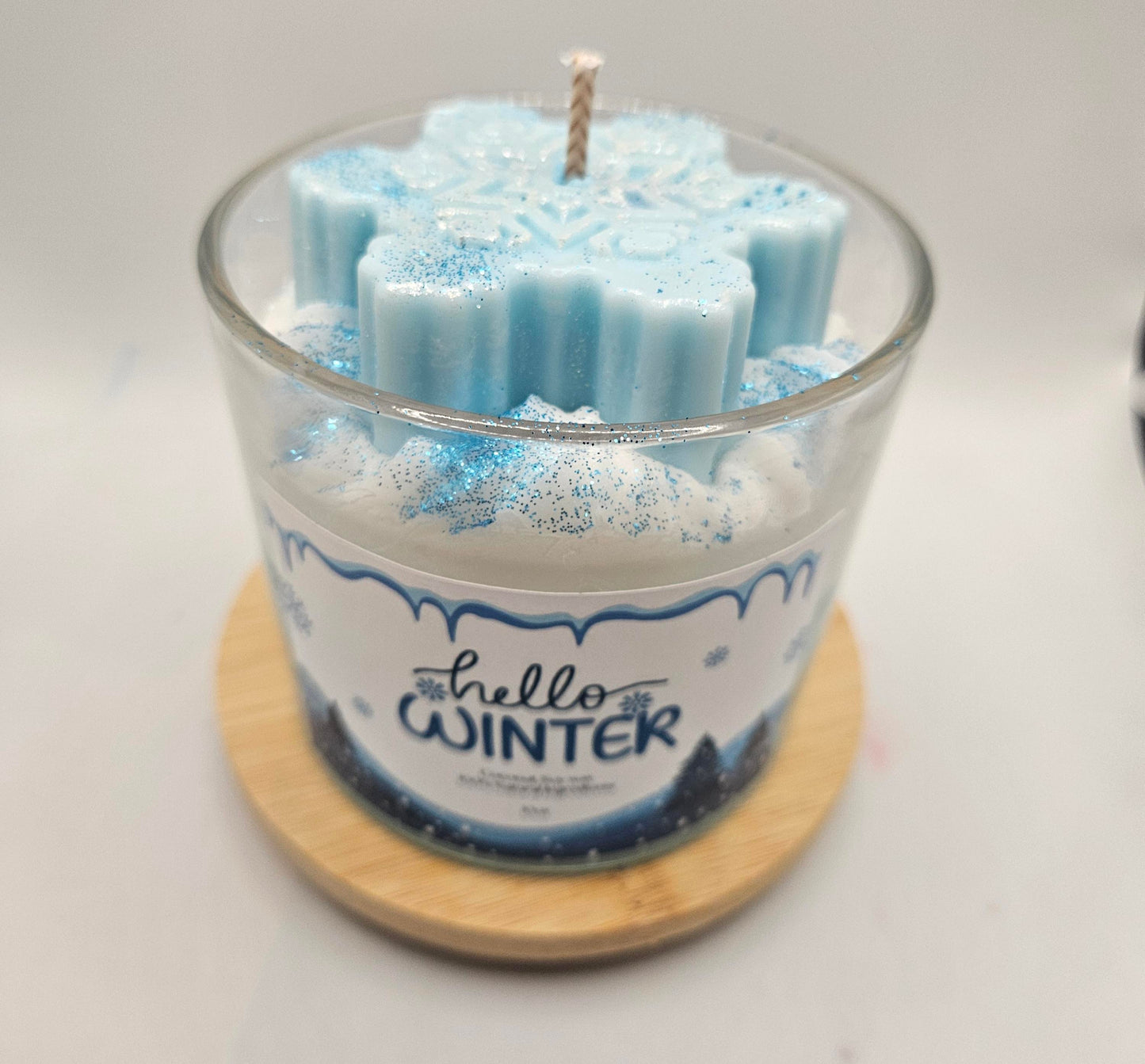 Hello Winter Candle