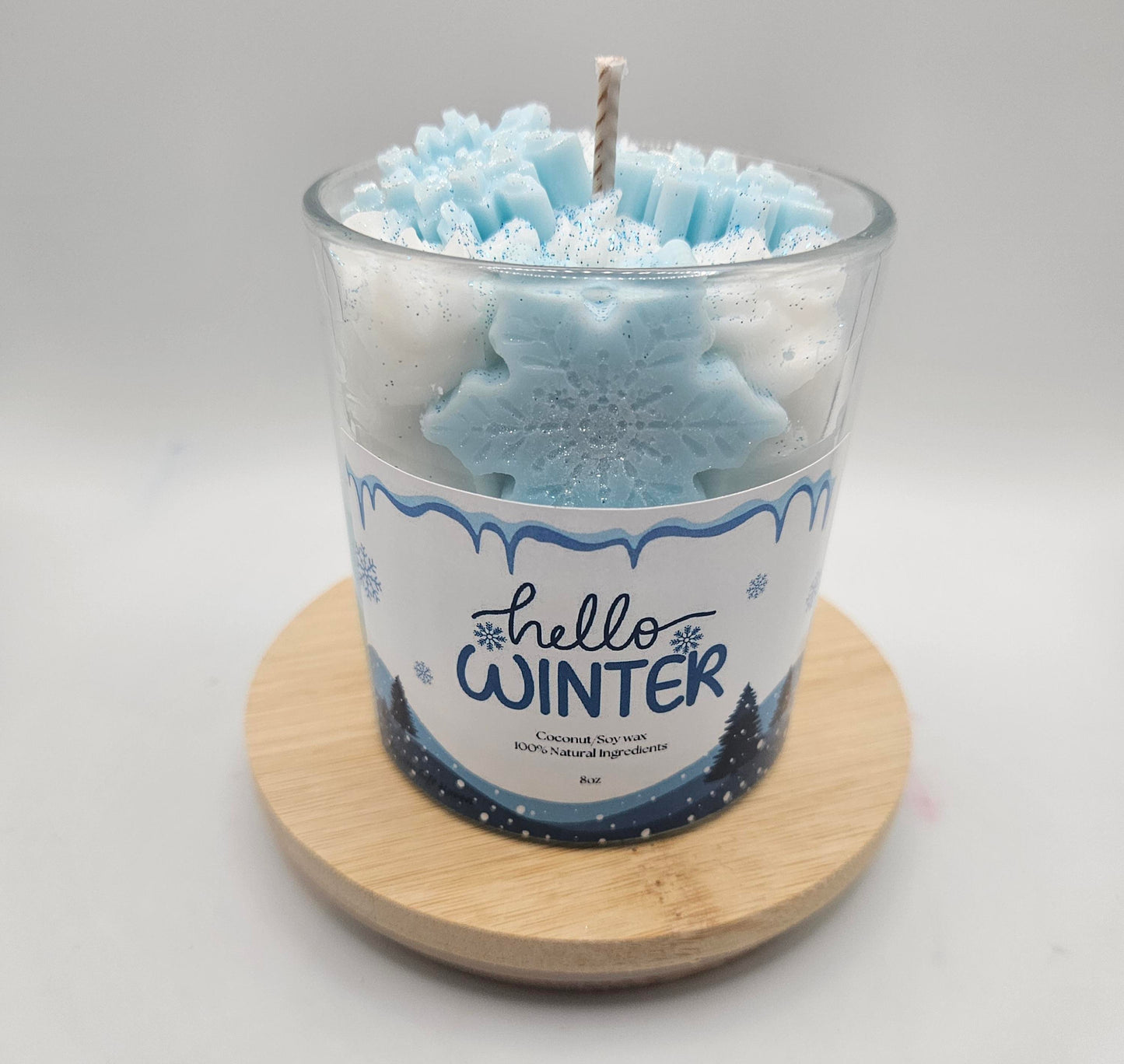 Hello Winter Candle