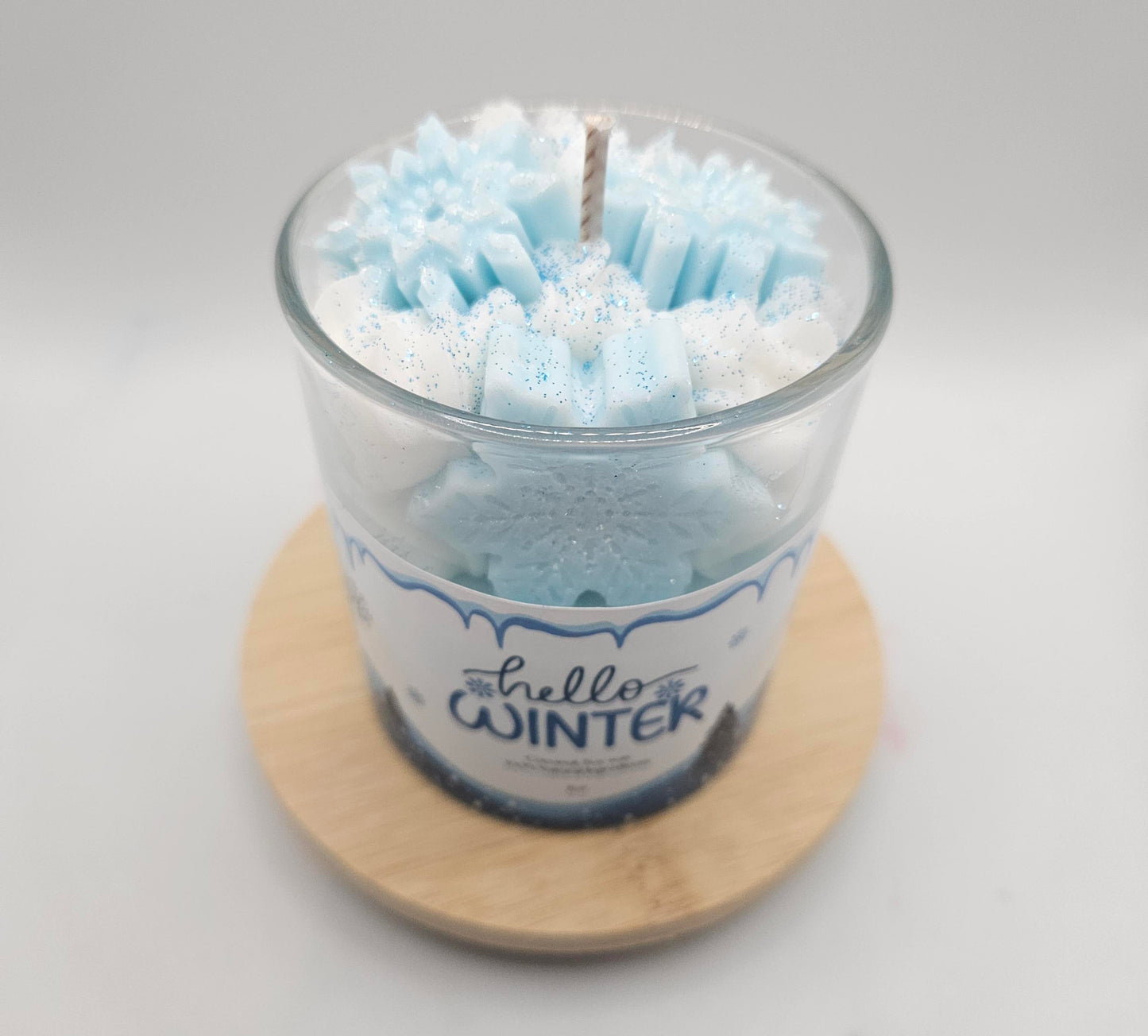 Hello Winter Candle