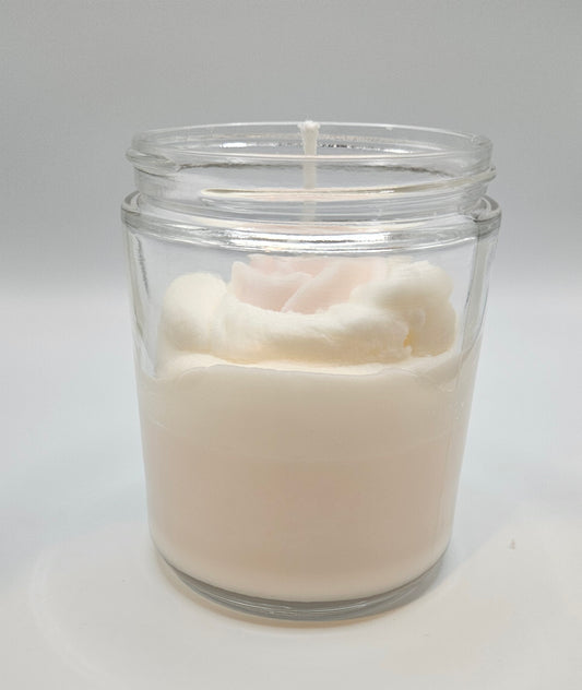 Apricot Rose Scented soy wax candle