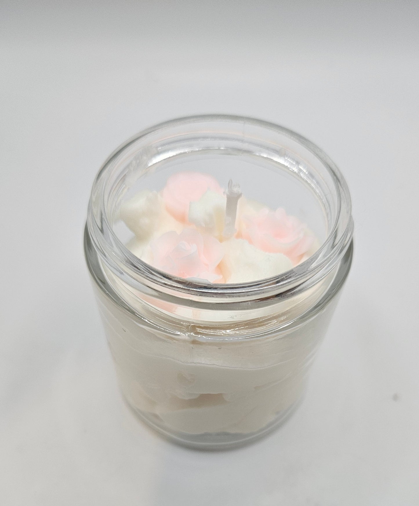 Apricot Rose Scented soy wax candle