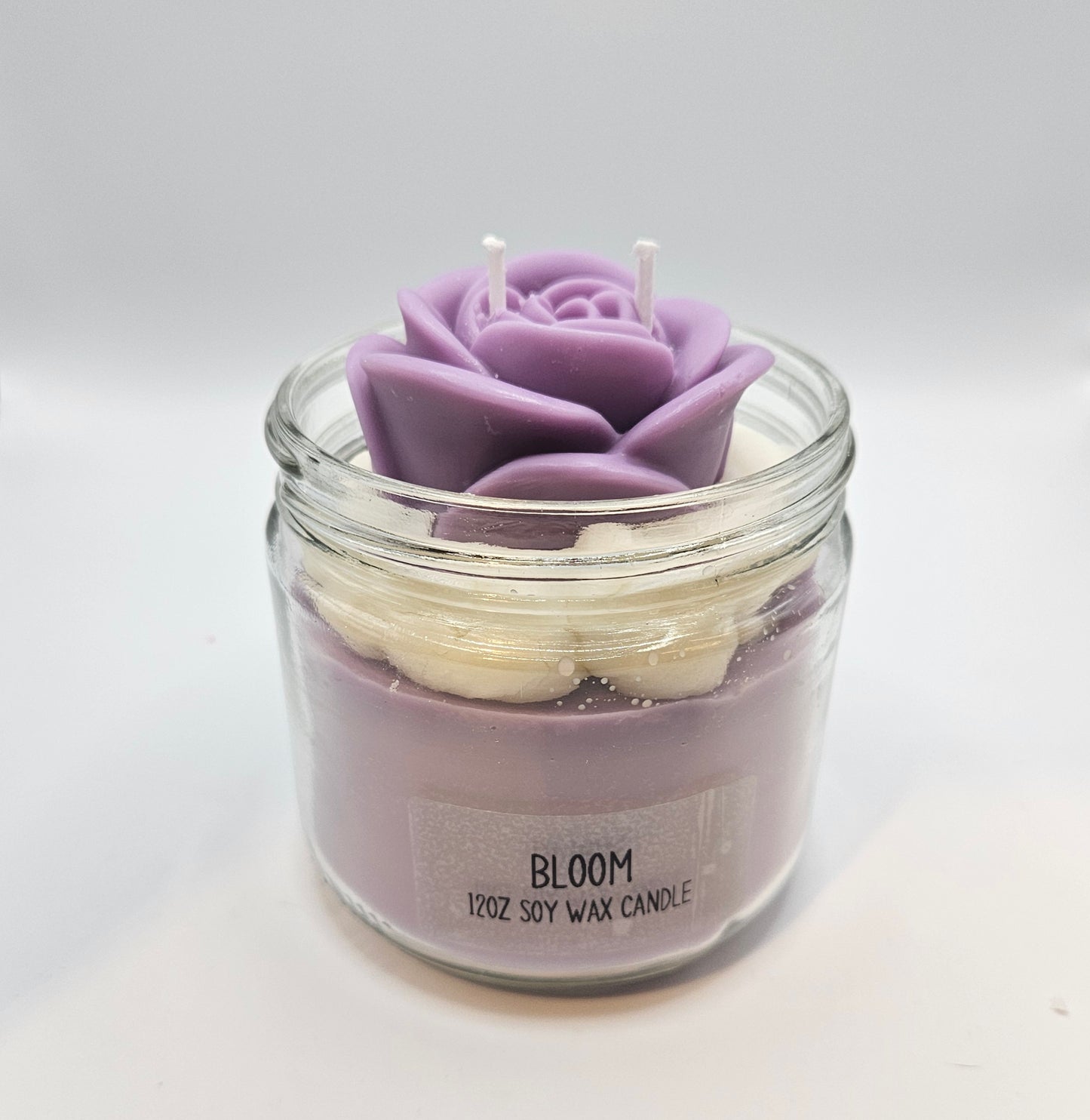 Bloom scented soy wax candle