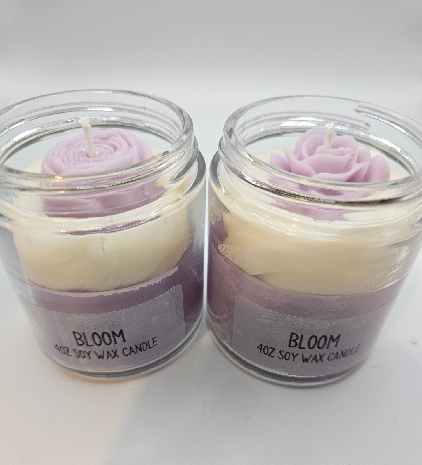 Bloom scented soy wax candle