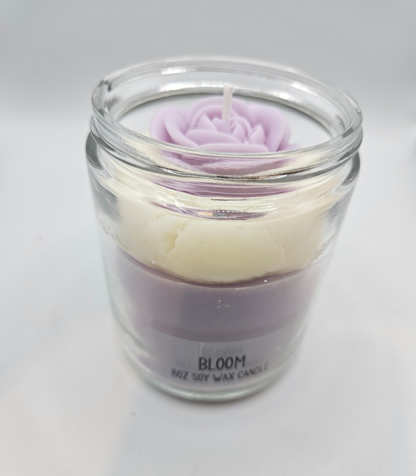 Bloom scented soy wax candle