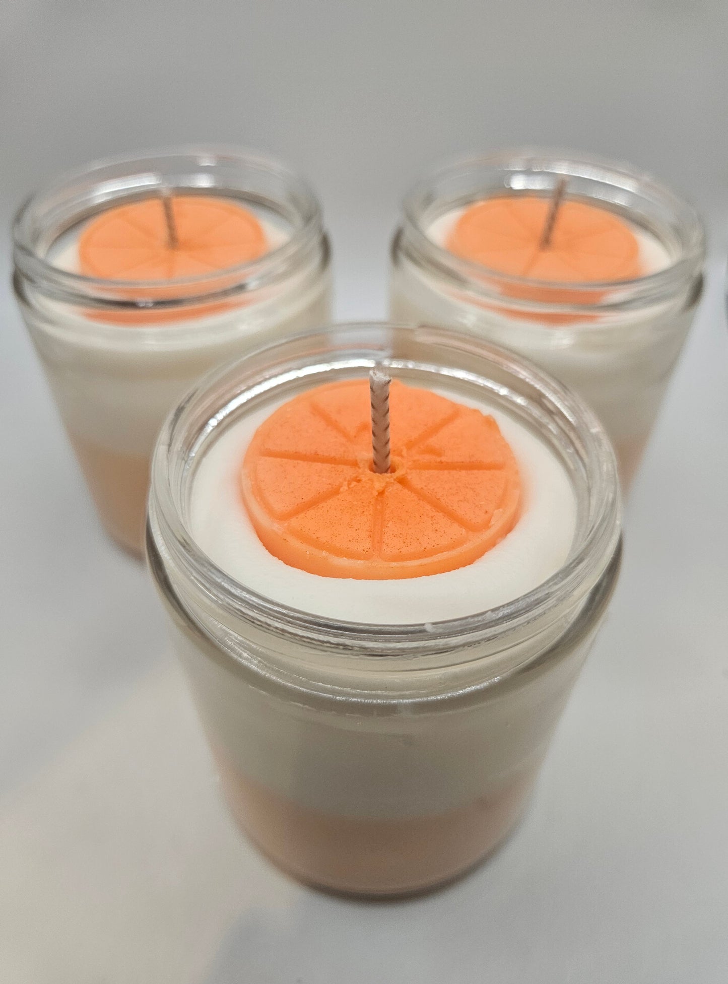 Oranges and Cream Scented Soy wax candle