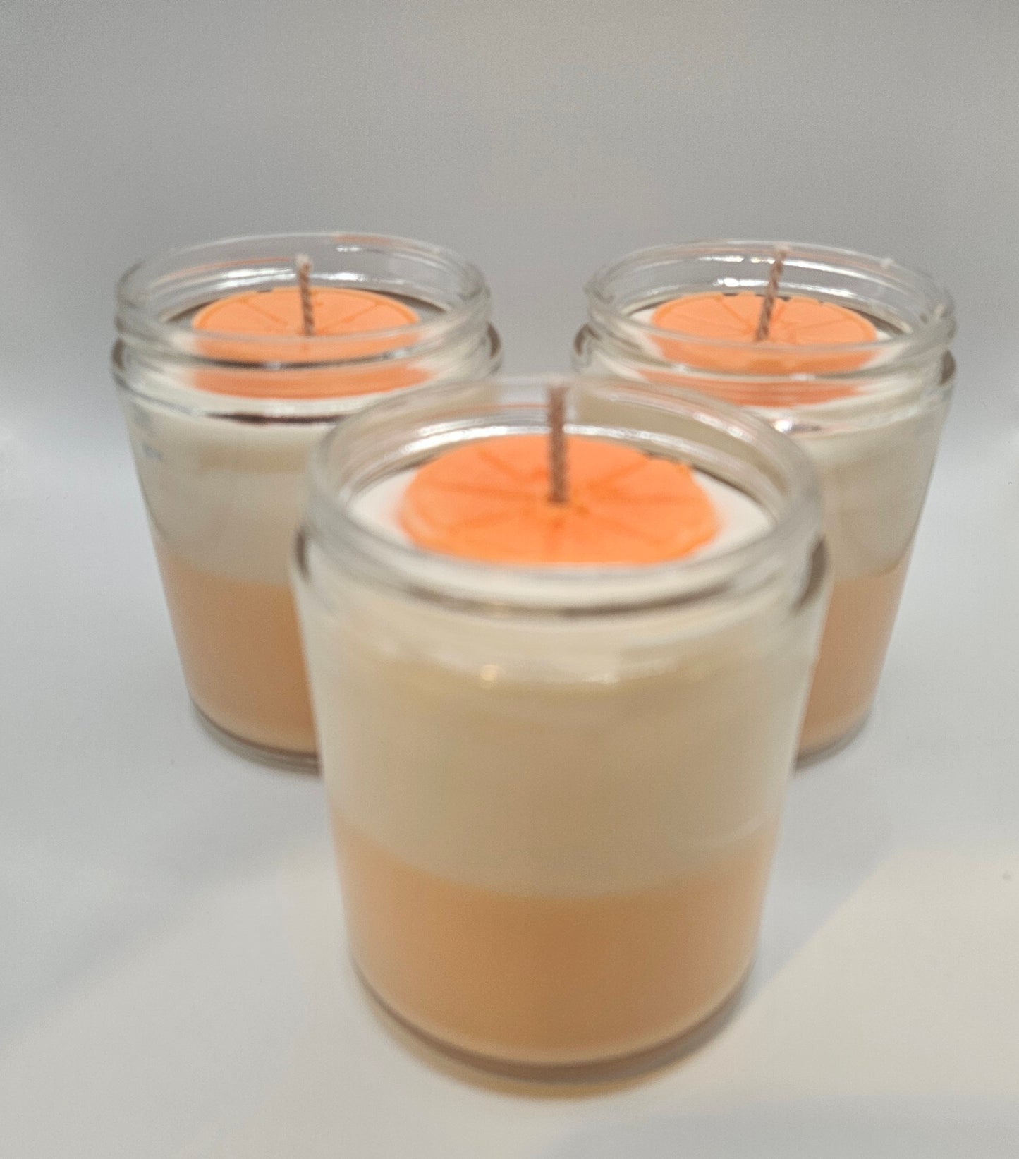 Oranges and Cream Scented Soy wax candle