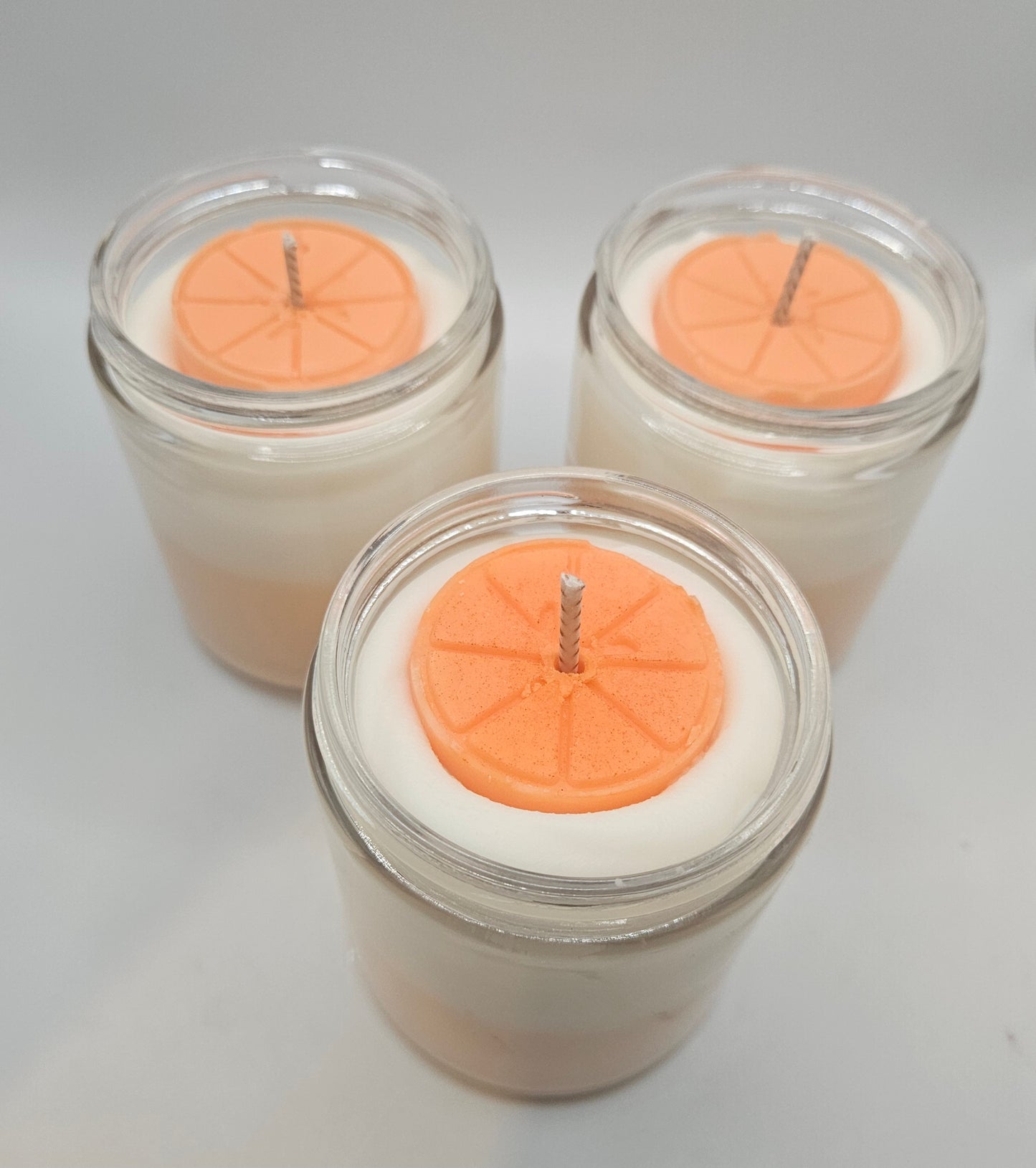 Oranges and Cream Scented Soy wax candle