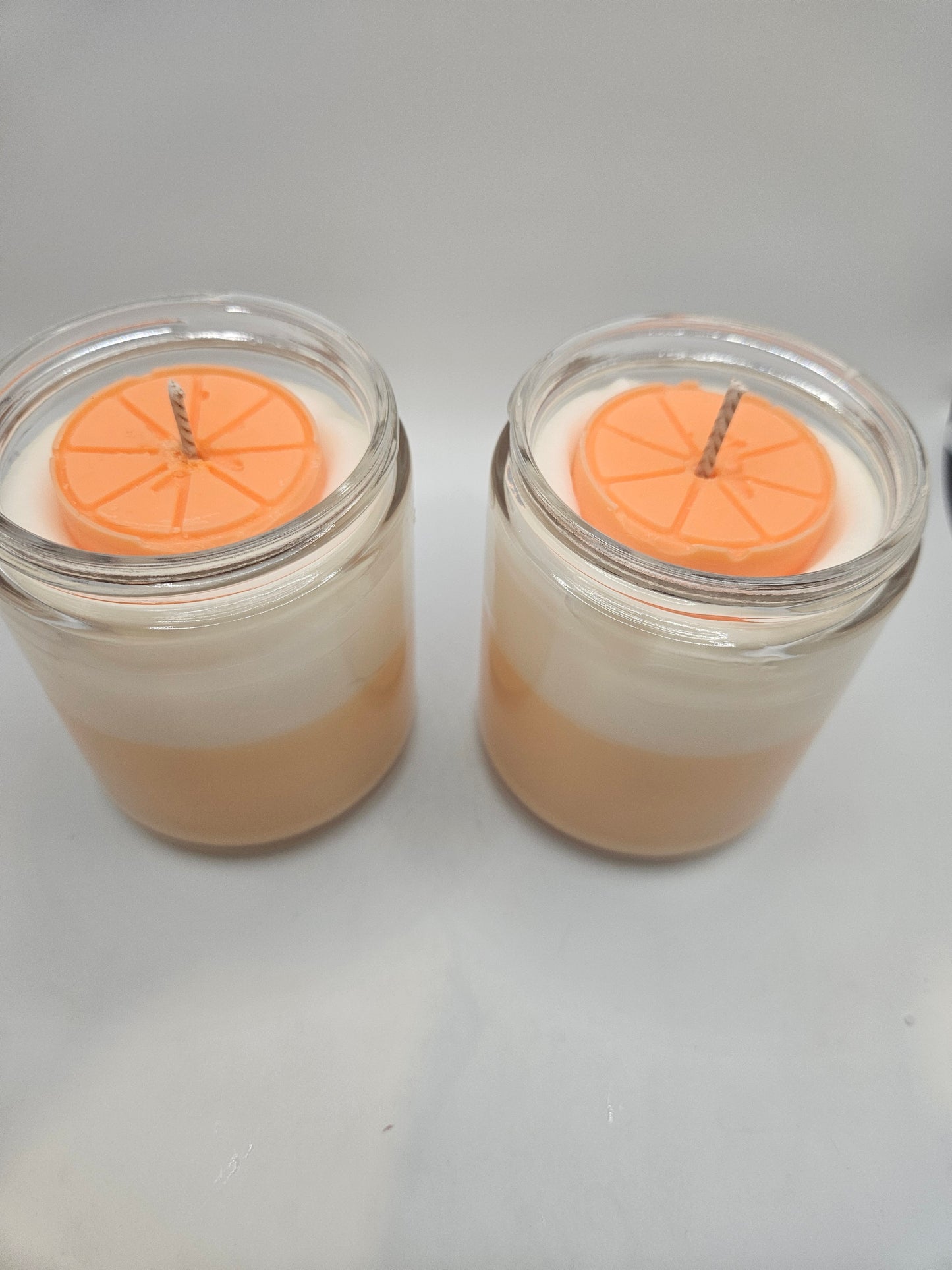 Oranges and Cream Scented Soy wax candle