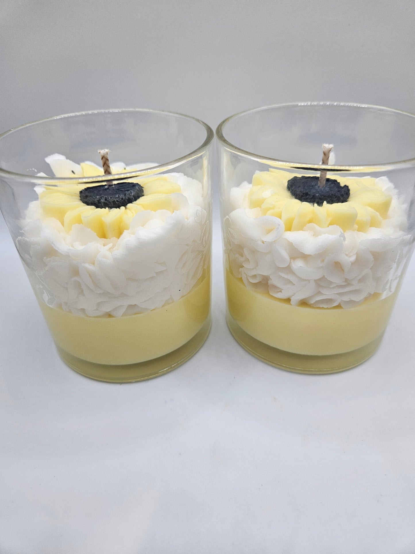 Sunflower soy wax candle