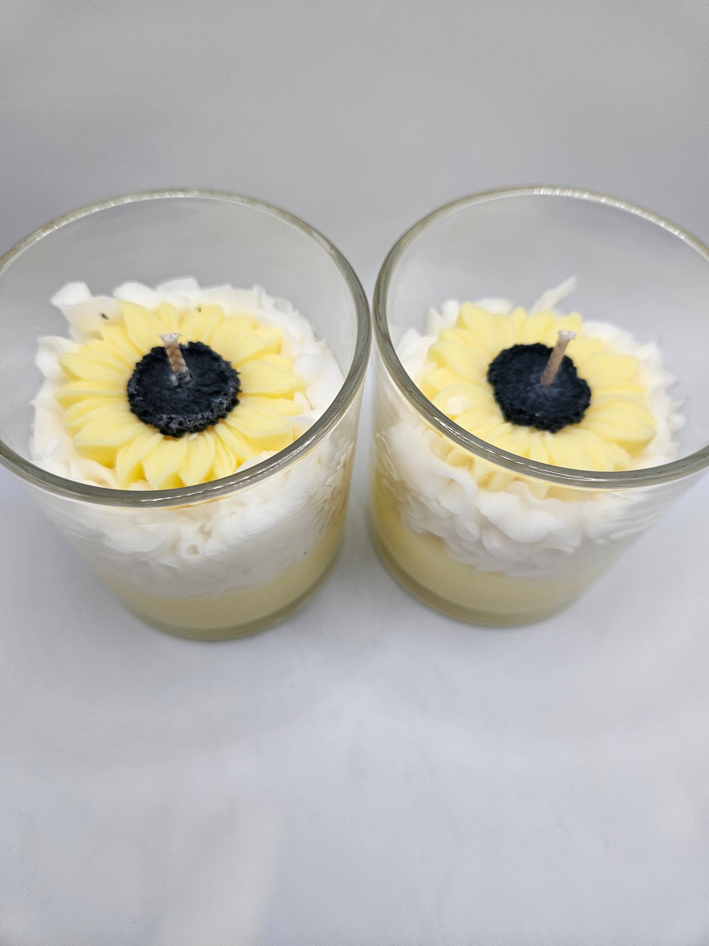 Sunflower soy wax candle