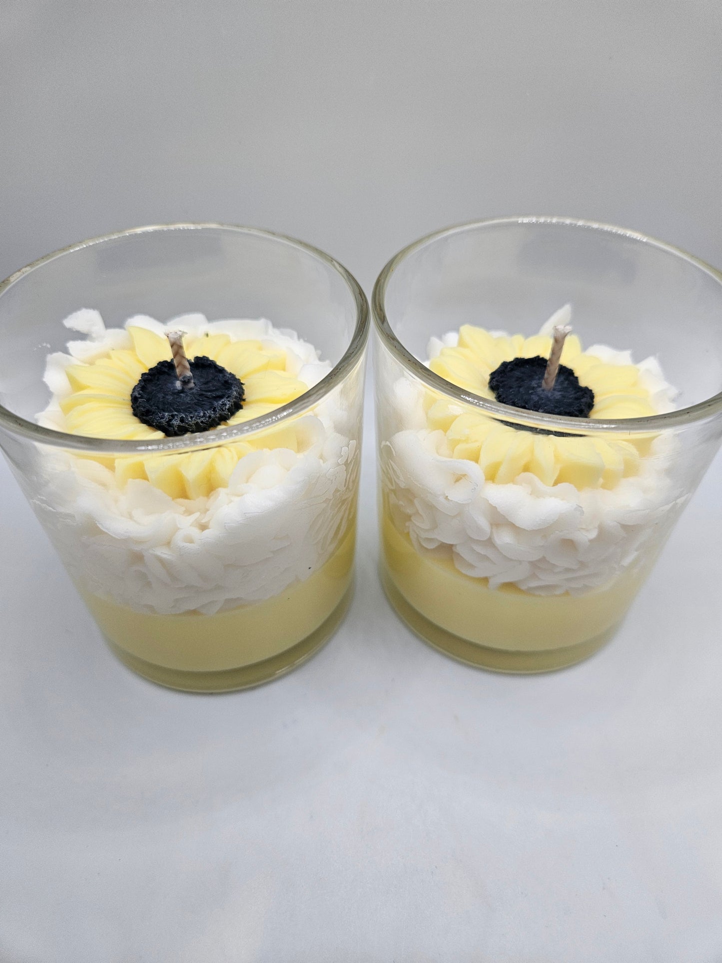 Sunflower soy wax candle