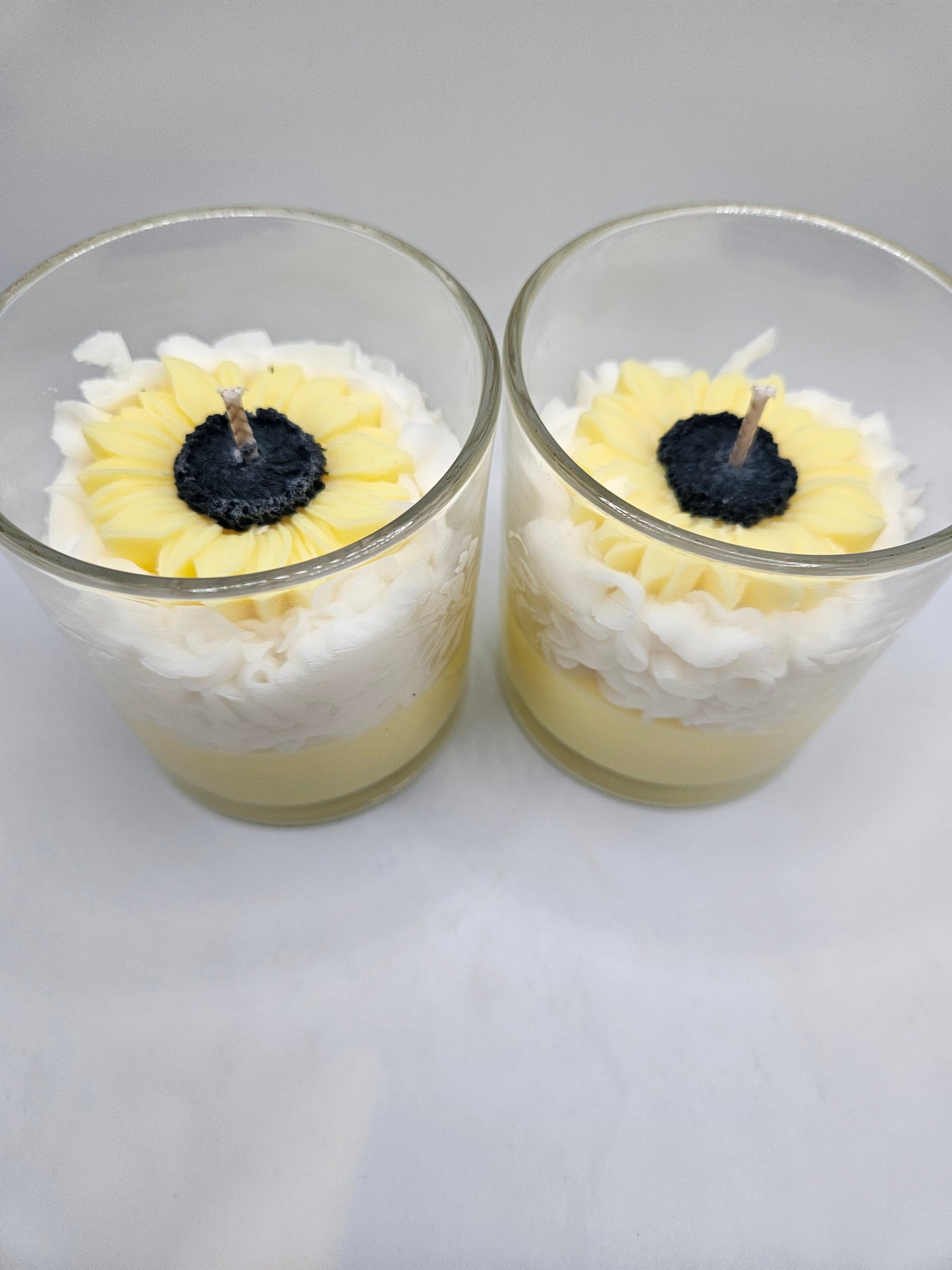Sunflower soy wax candle