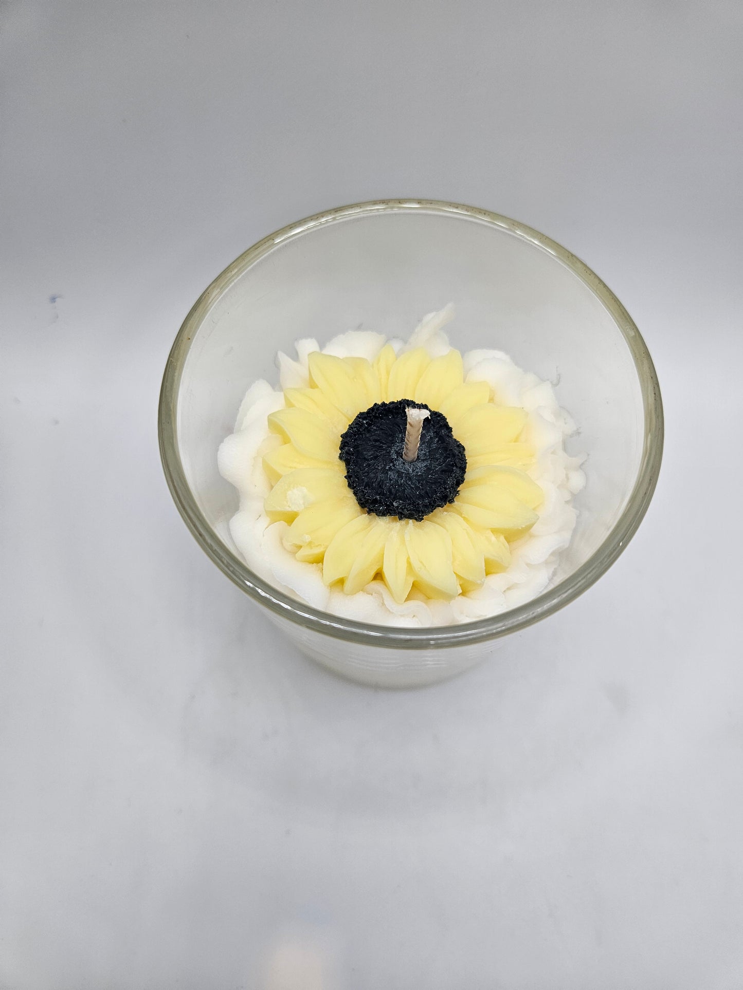 Sunflower soy wax candle
