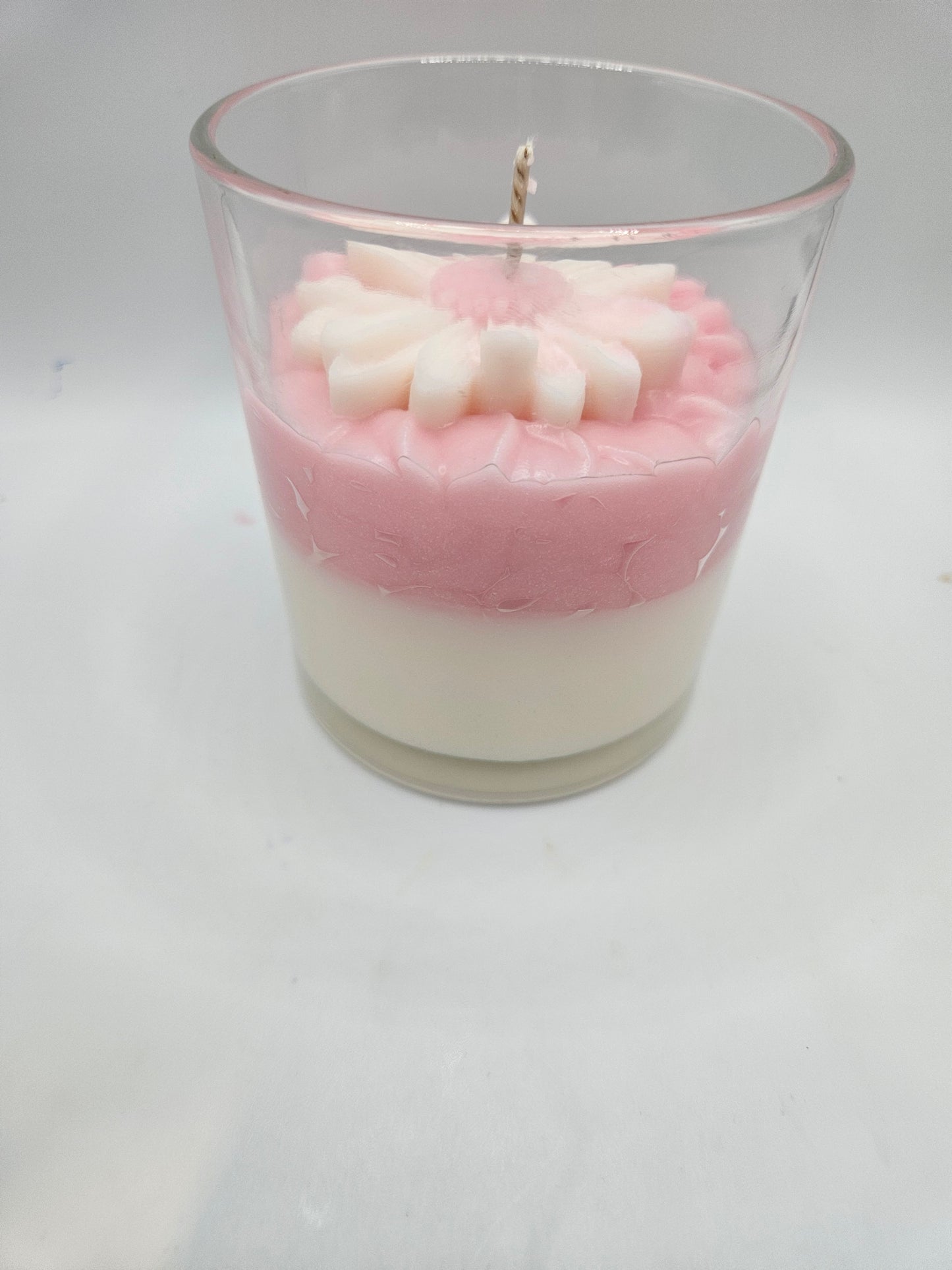 Pink Daisy Soy Wax Candle