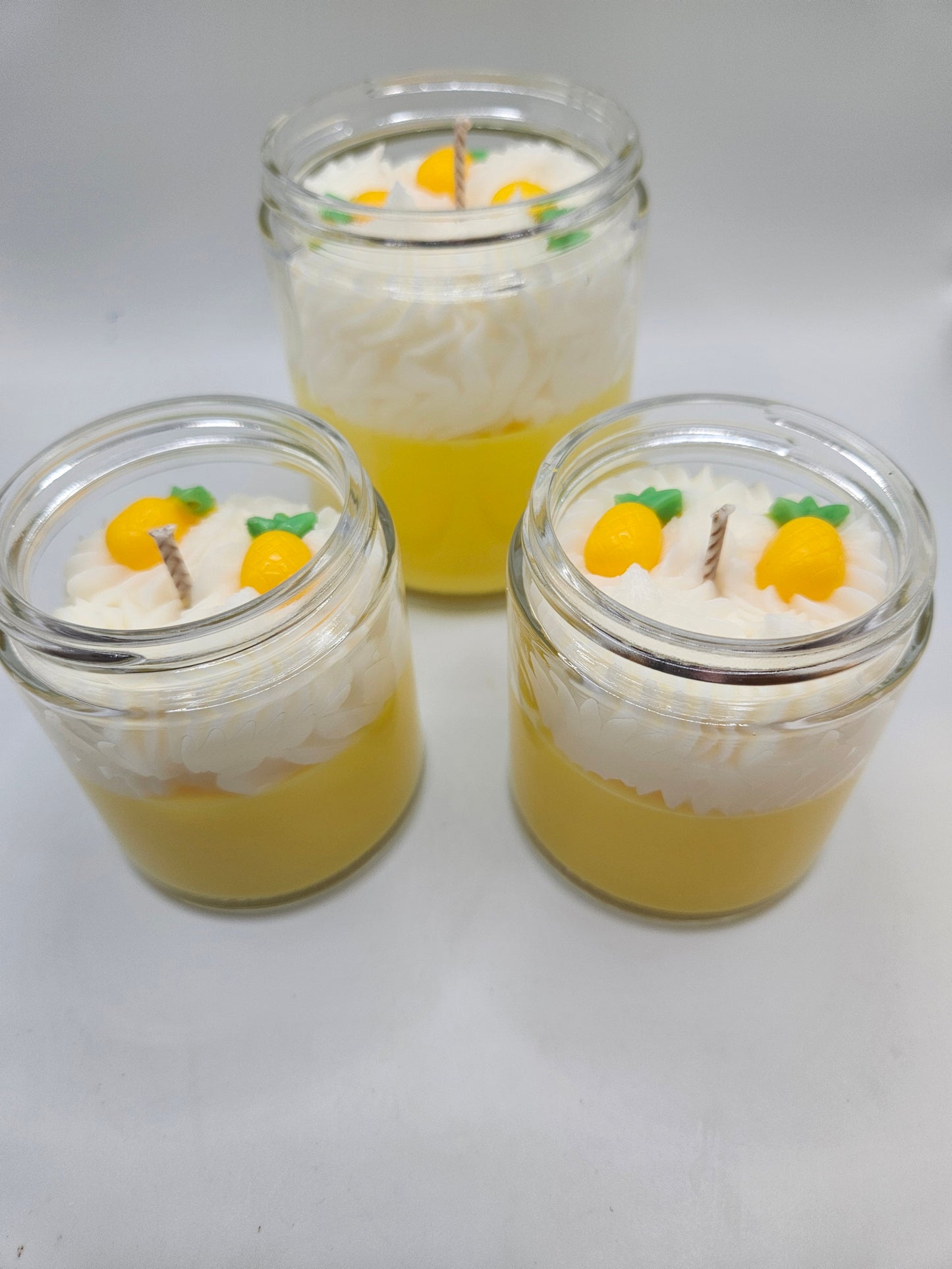 Pineapple Mango scented soy wax candle