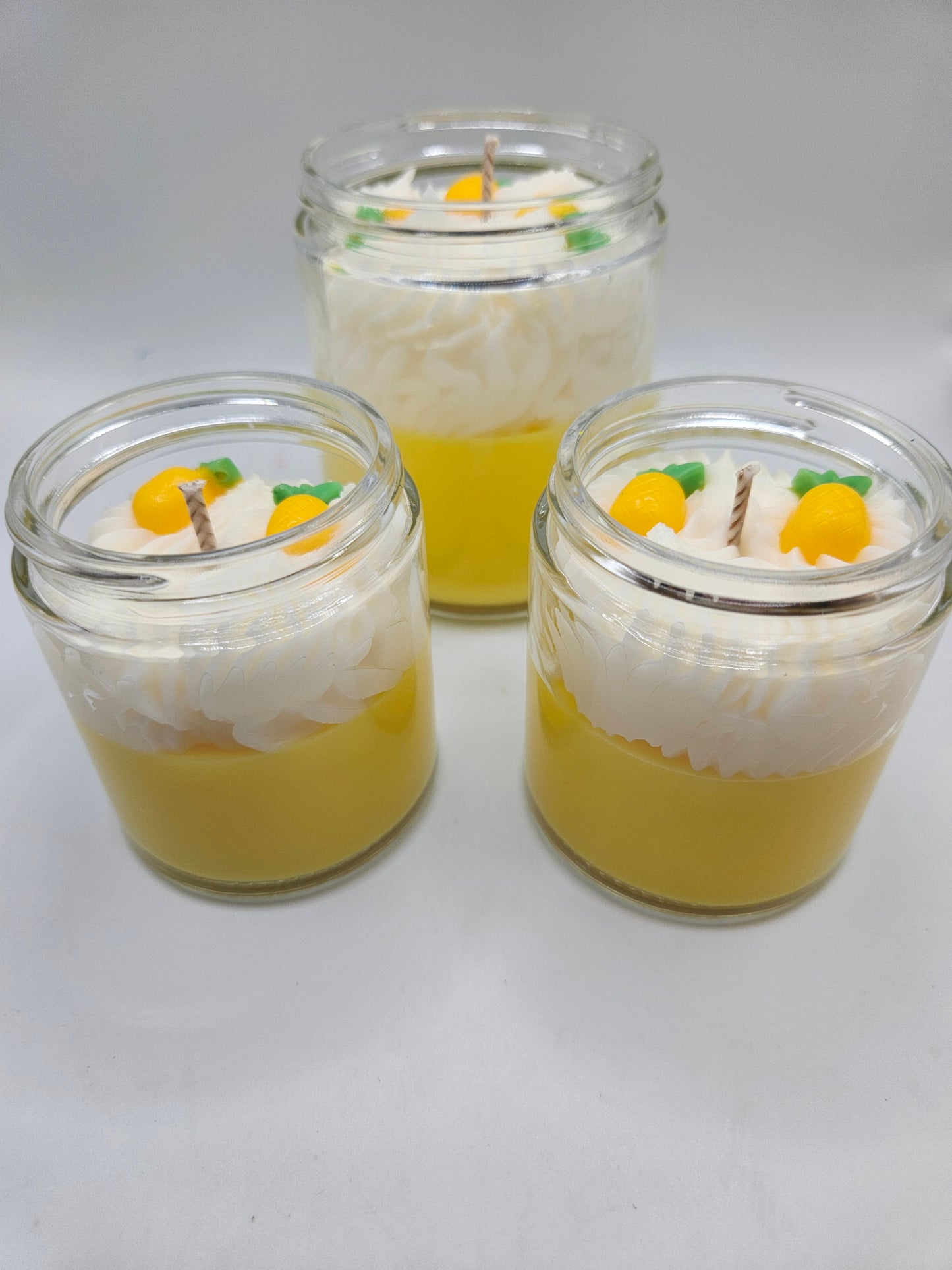 Pineapple Mango scented soy wax candle