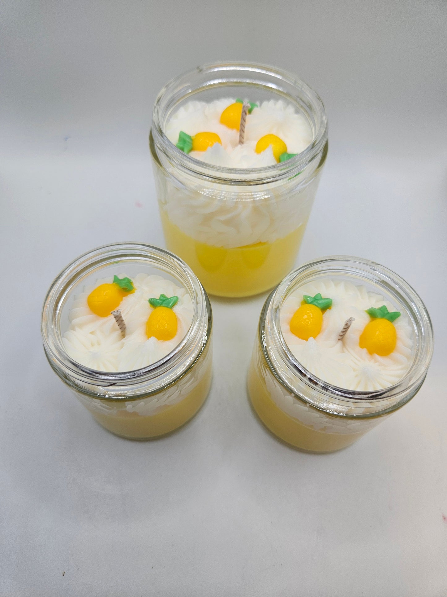 Pineapple Mango scented soy wax candle