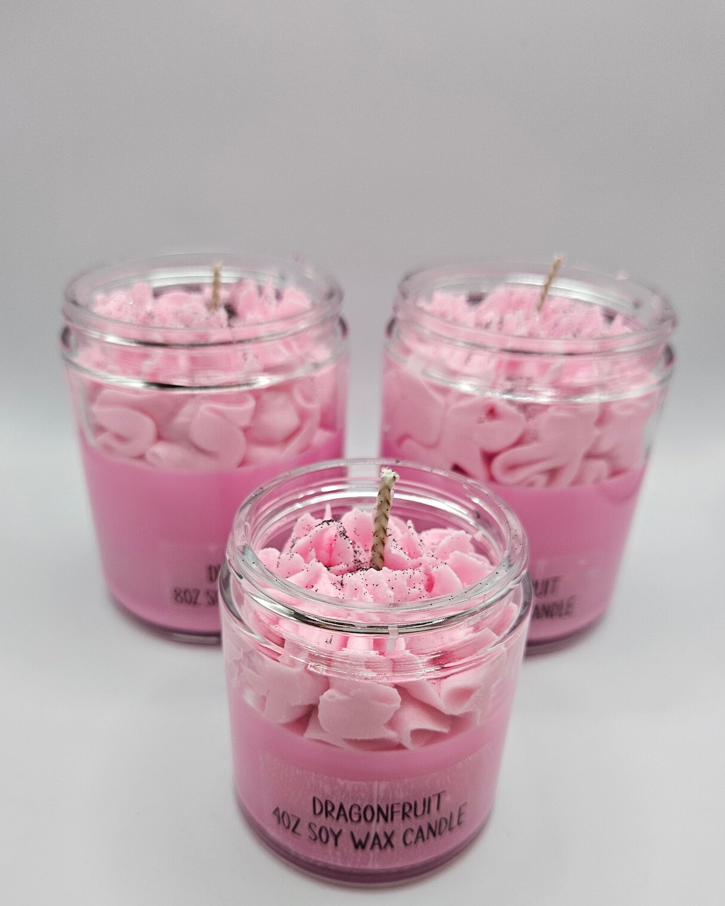 Dragonfruit Scented soy wax candle