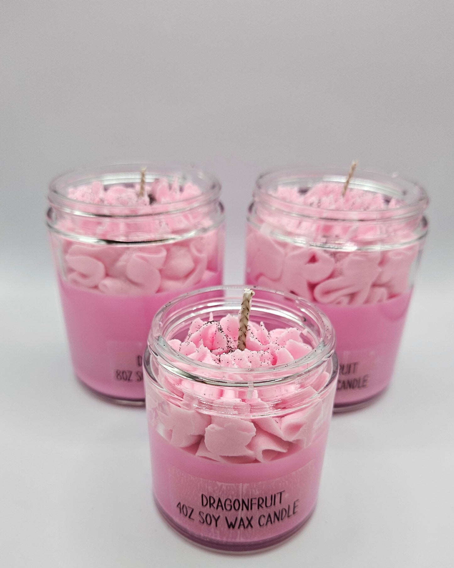 Dragonfruit Scented soy wax candle