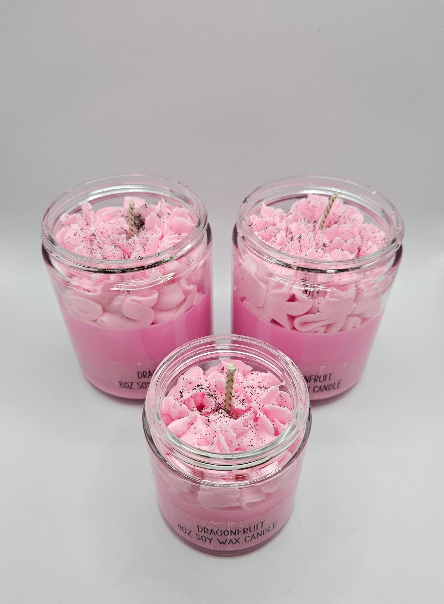Dragonfruit Scented soy wax candle