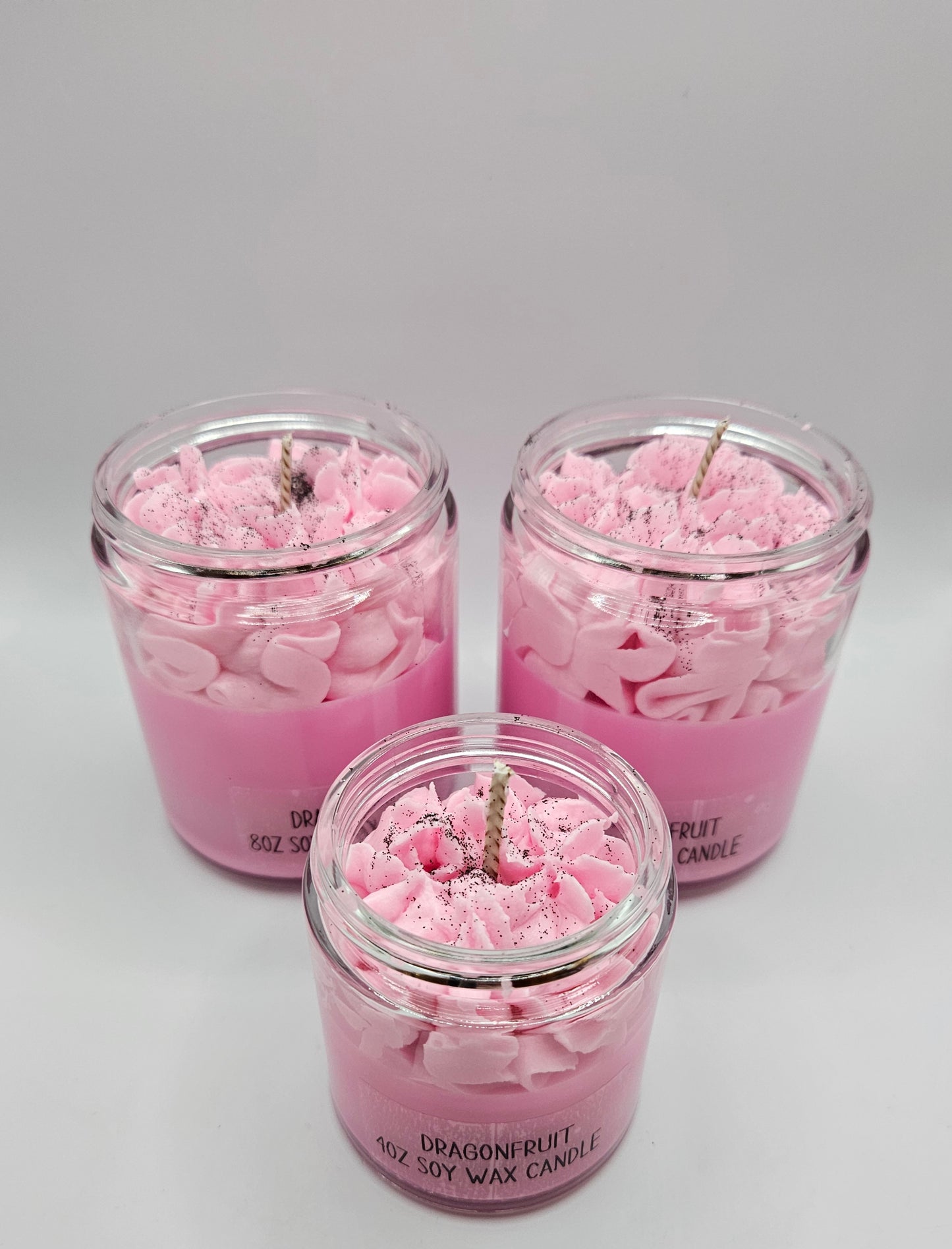 Dragonfruit Scented soy wax candle