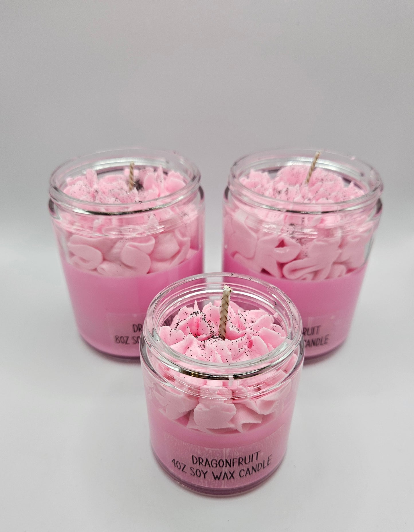 Dragonfruit Scented soy wax candle