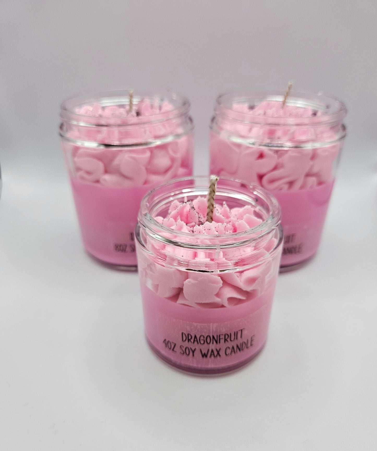 Dragonfruit Scented soy wax candle