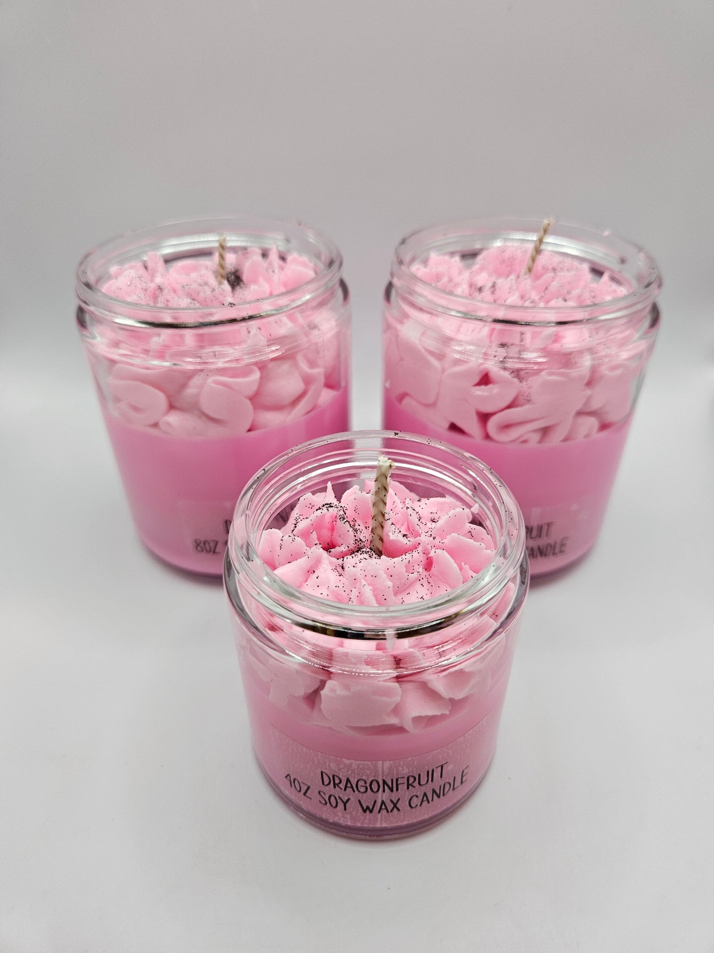 Dragonfruit Scented soy wax candle