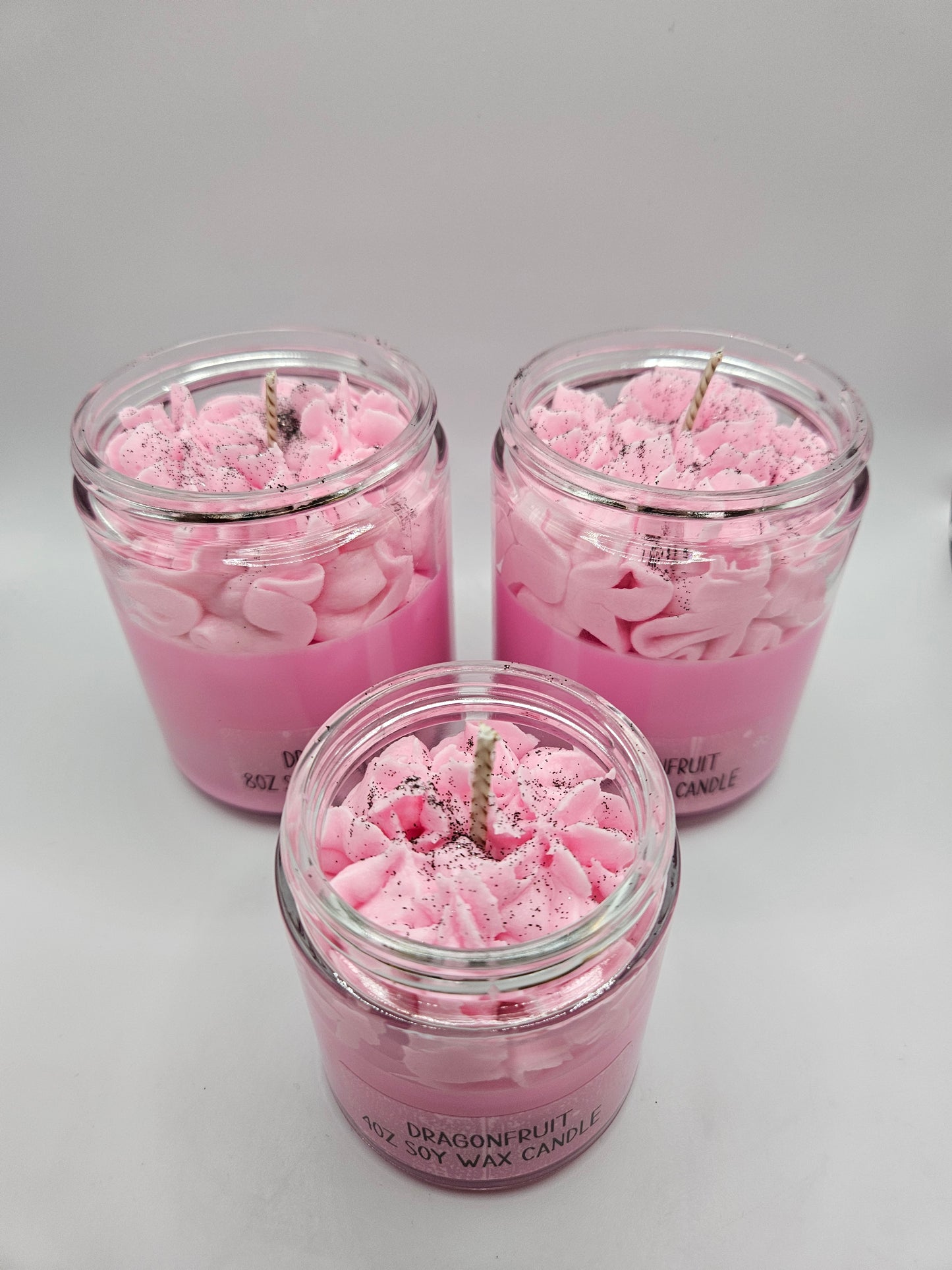 Dragonfruit Scented soy wax candle
