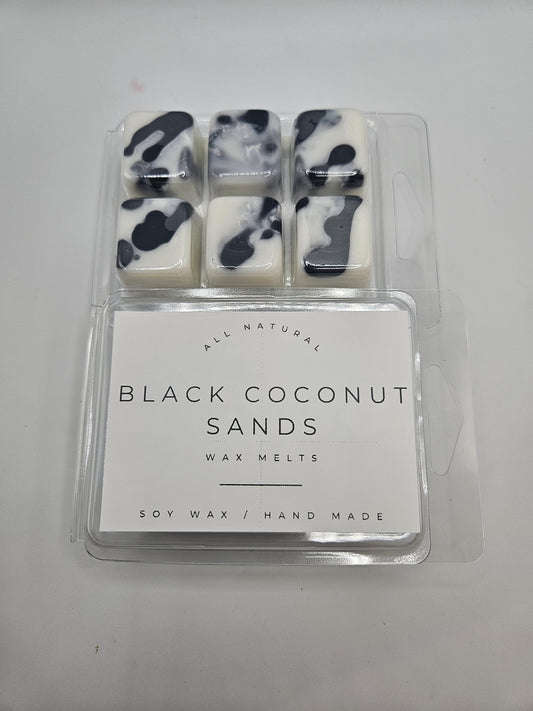 Black coconut sands wax melt