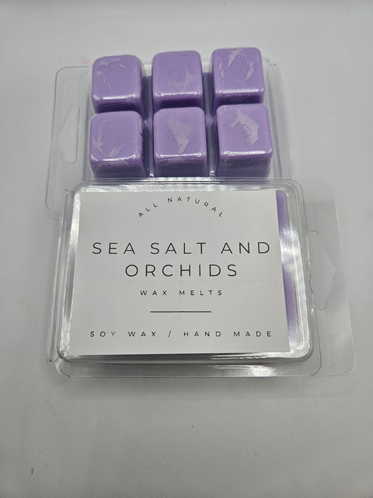 Sea salt and orchids wax melt