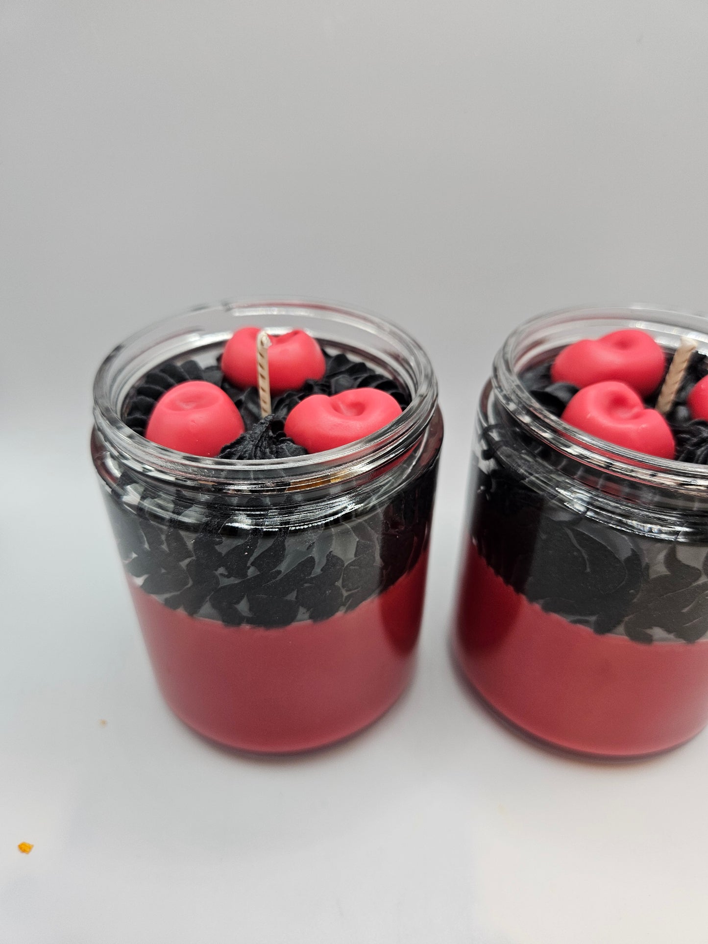 Black Cherry scented soy wax candle