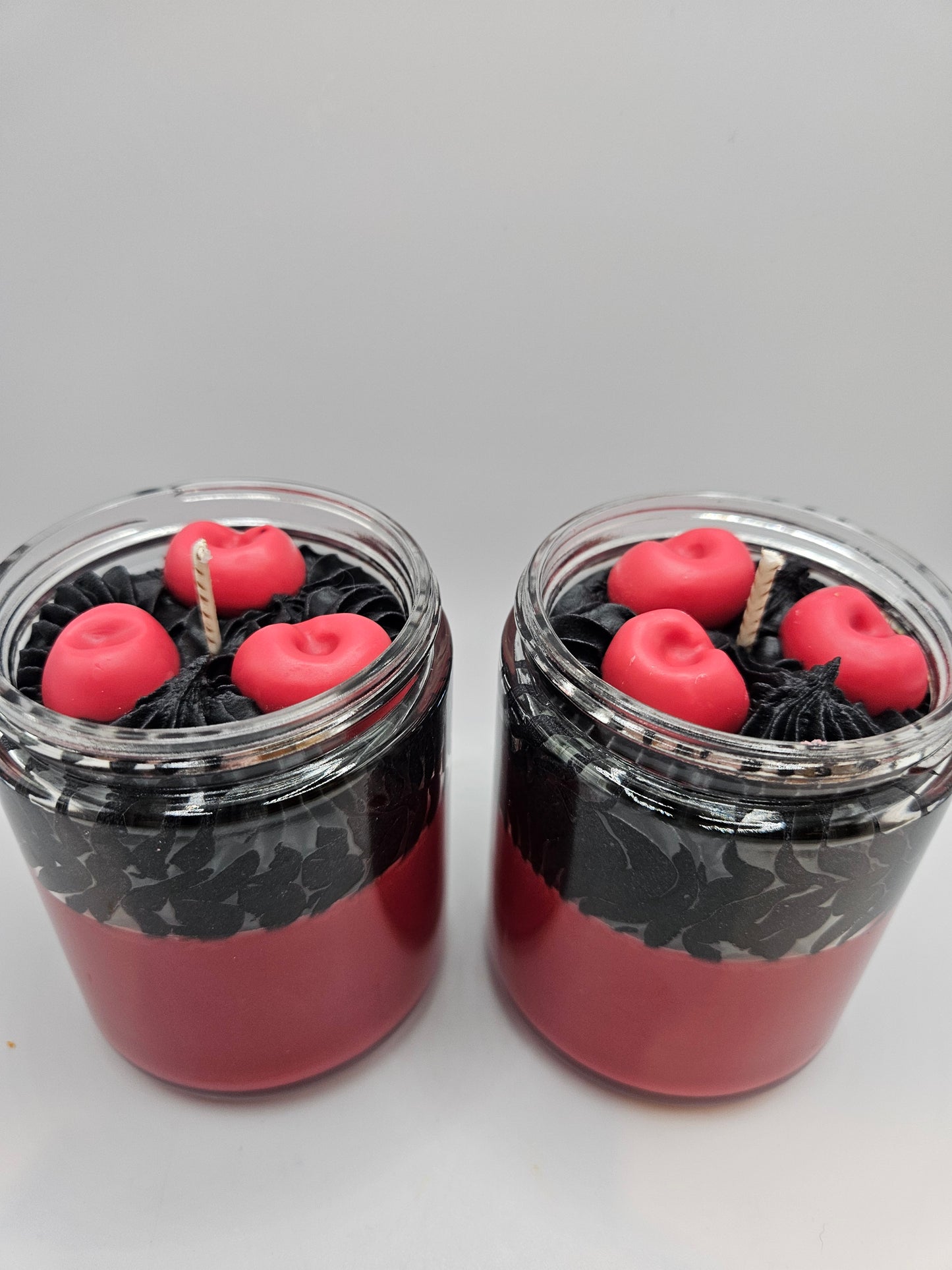 Black Cherry scented soy wax candle