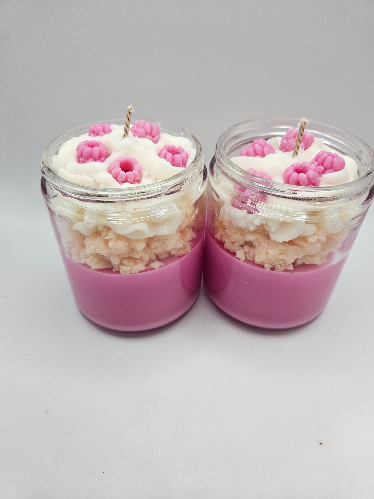 Raspberry Shortcake Crumble Soy wax candle