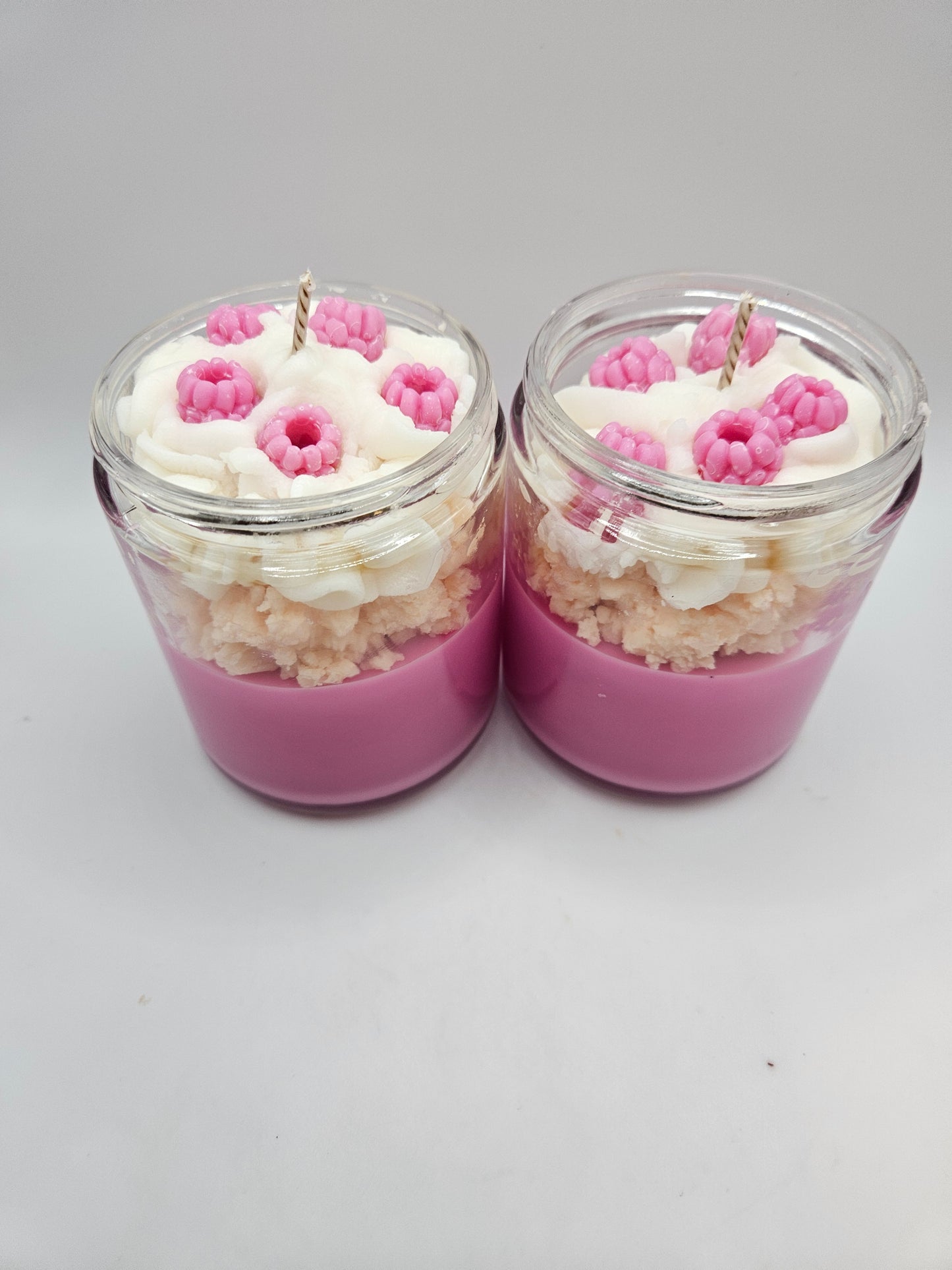 Raspberry Shortcake Crumble Soy wax candle