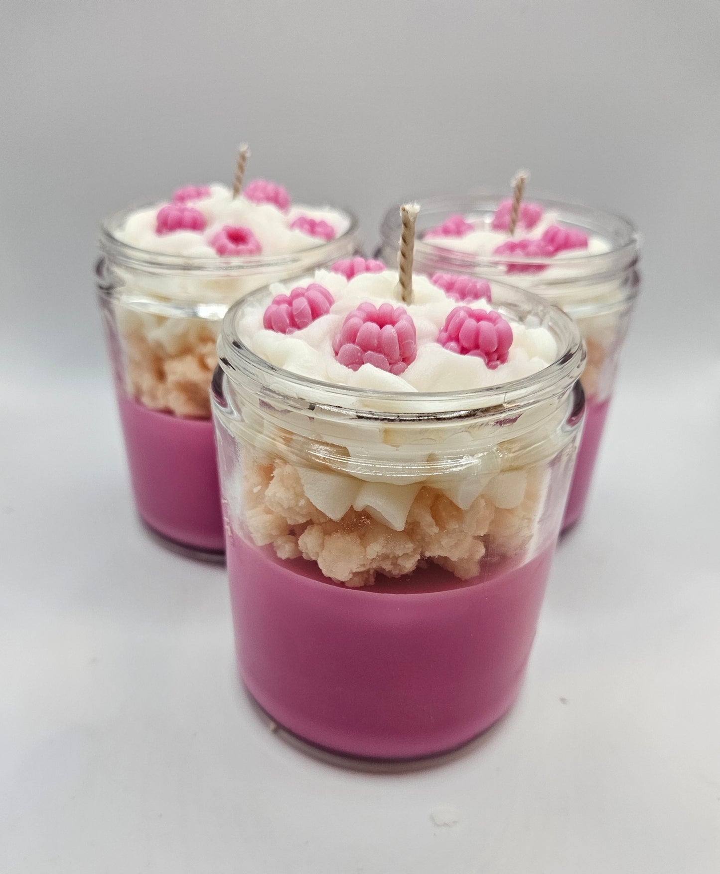 Raspberry Shortcake Crumble Soy wax candle
