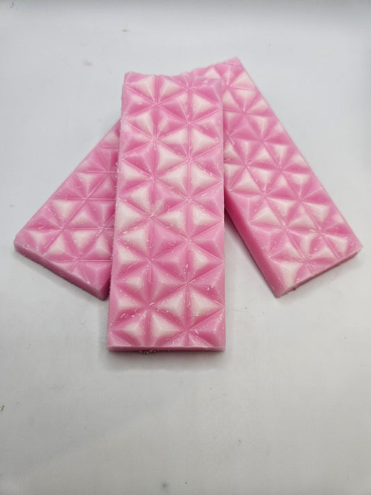 Strawberry Milkshake scented wax melt snap bar