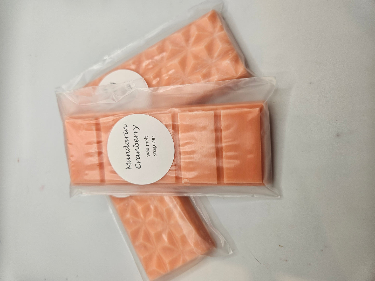 Mandarin Cranberry wax melt snap bar
