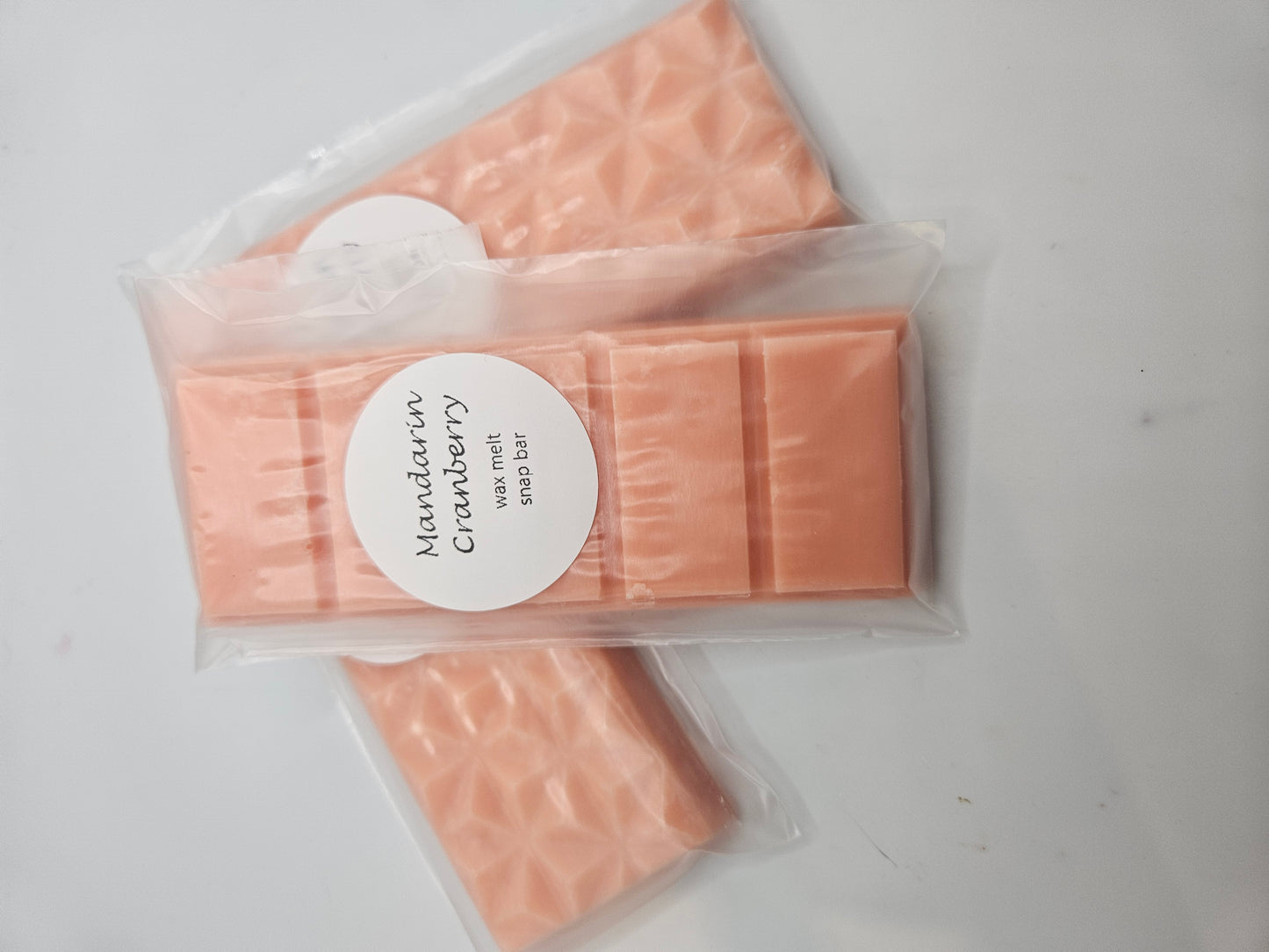 Mandarin Cranberry wax melt snap bar